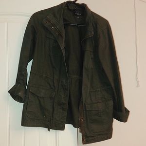 Army green utility jacket!